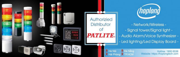 [Patlite- Thông Báo] Hợp Long chính thức trở thành nhà phân phối Patlite tại Việt Nam