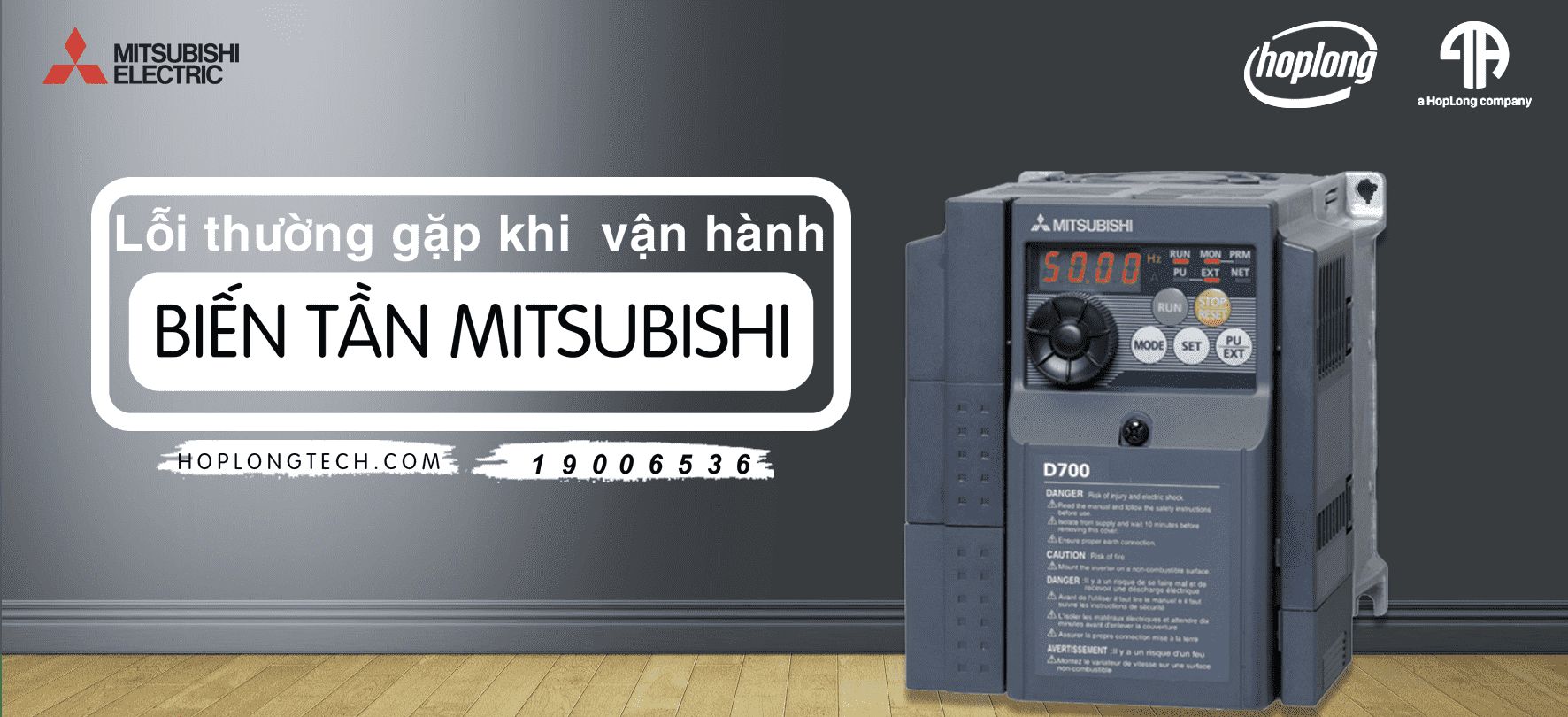5 lỗi thường gặp khi vận hành biến tần Mitsubishi