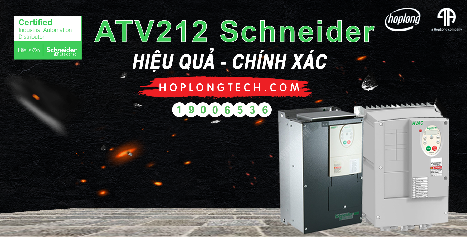 Tổng quan về biến tần ATV212 Schneider