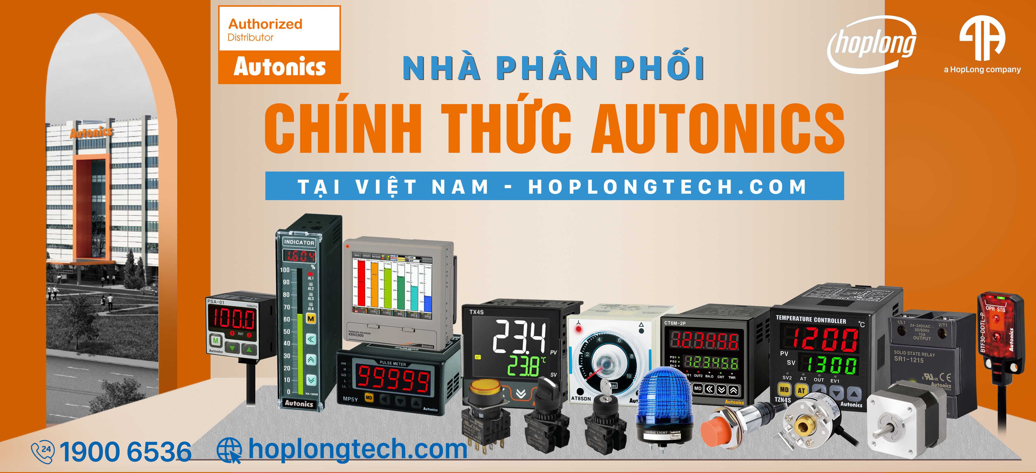 Chứng nhận HOPLONG phân phối Autonics chính hãng tại Việt Nam