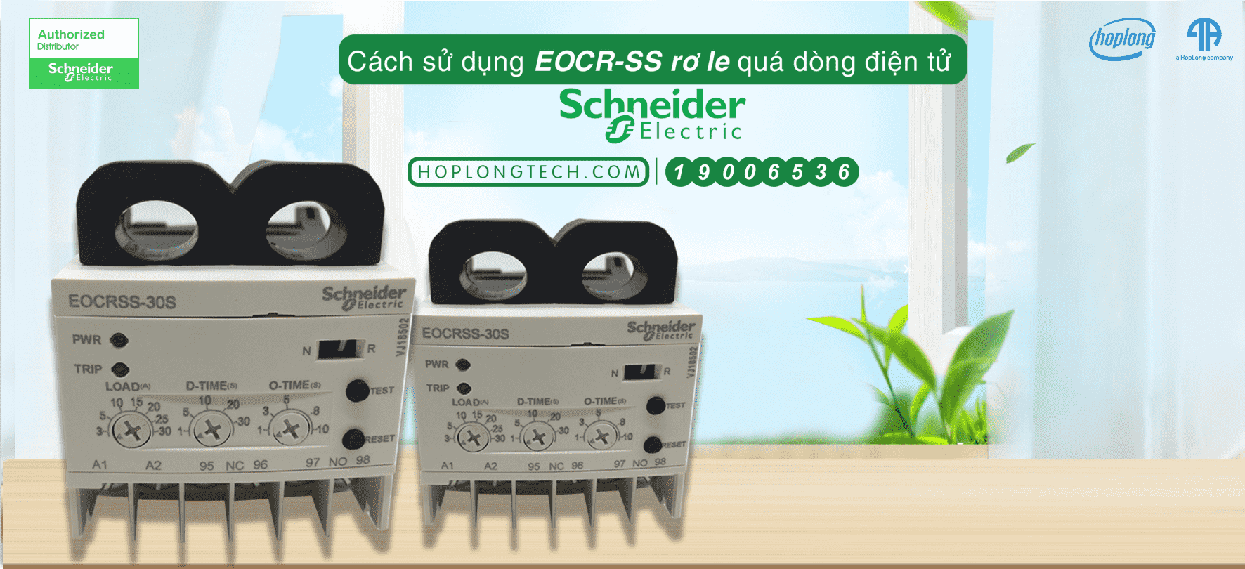 Cách sử dụng EOCR-SS rơle quá dòng điện tử Schneider?