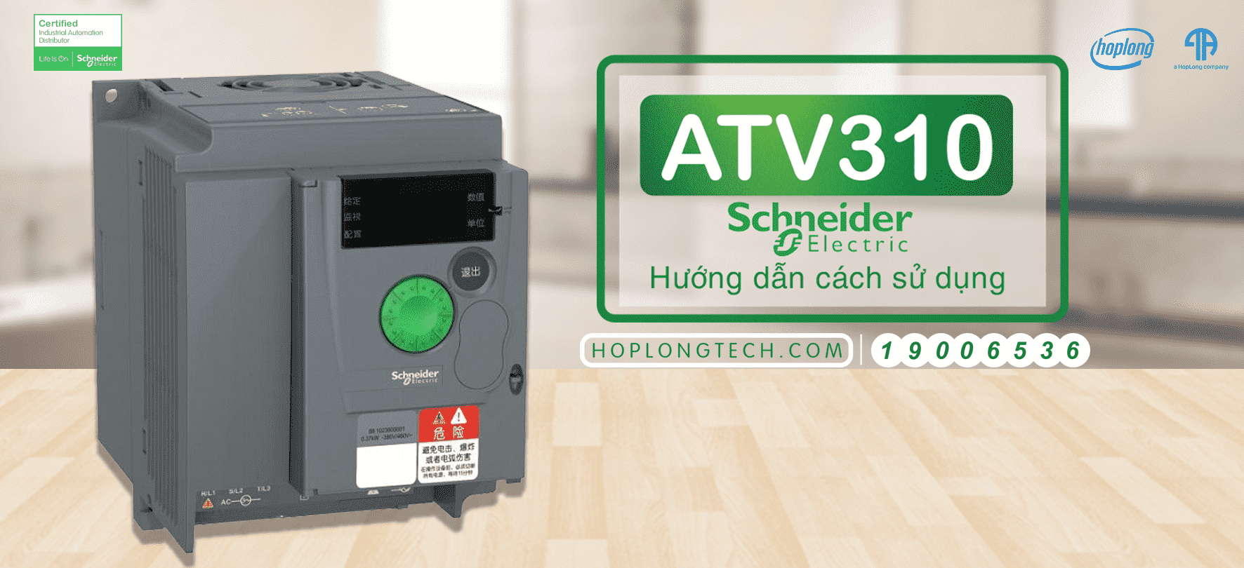 Hướng dẫn chi tiết cách sử dụng biến tần ATV310 Schneider