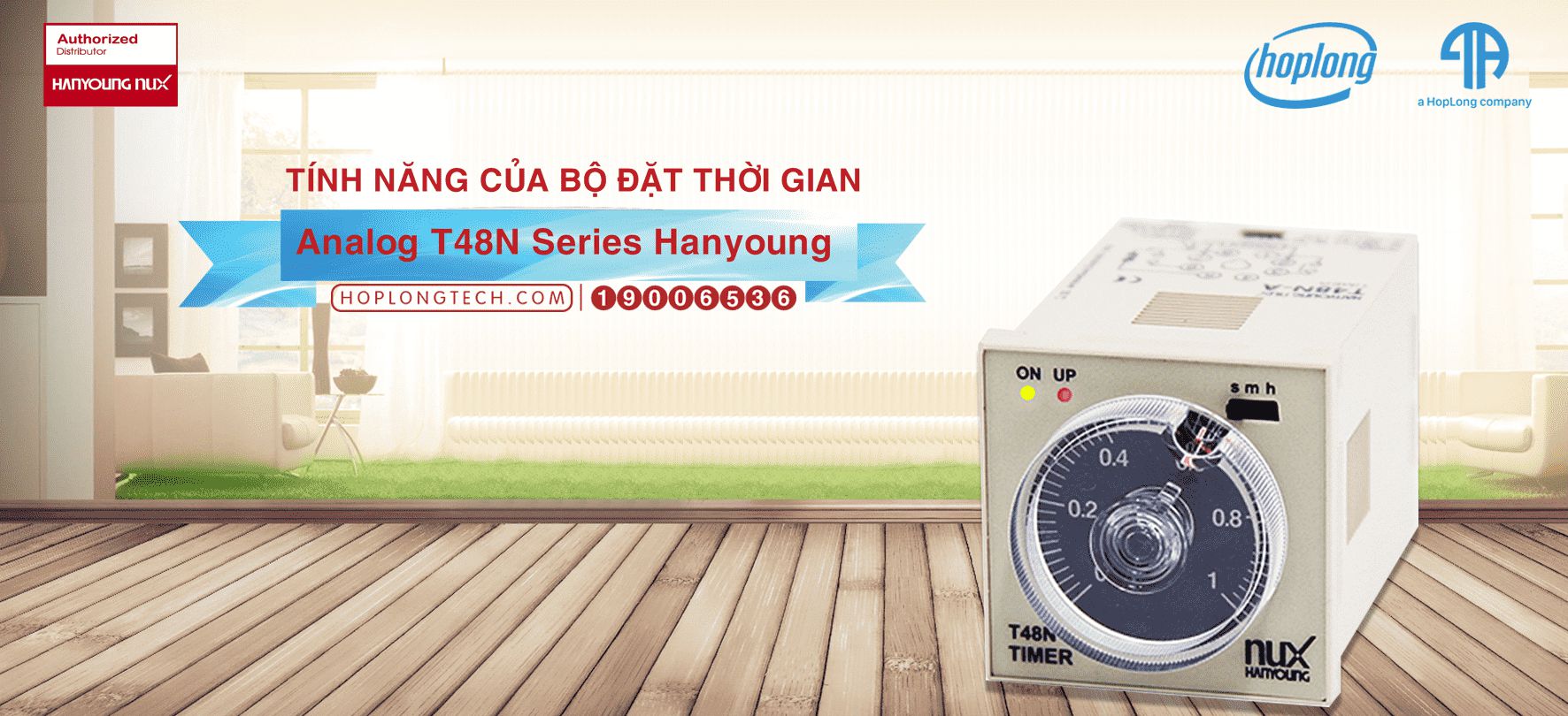 Tính năng của bộ đặt thời gian Analog T48N Series Hanyoung