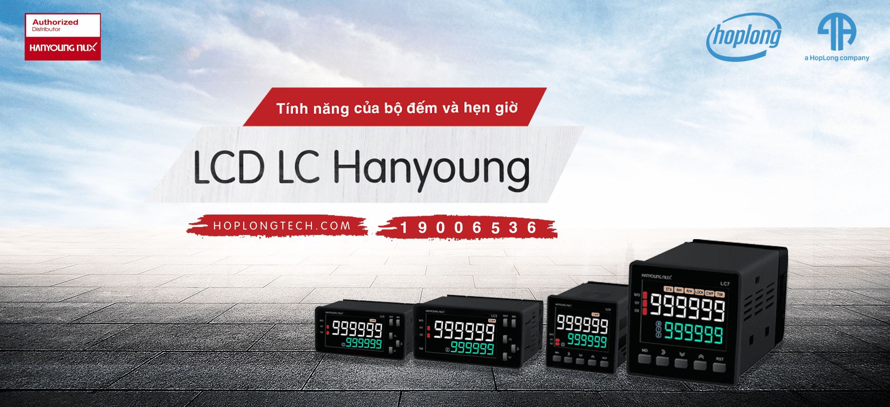 Tính năng của bộ đếm và hẹn giờ LCD LC Hanyoung