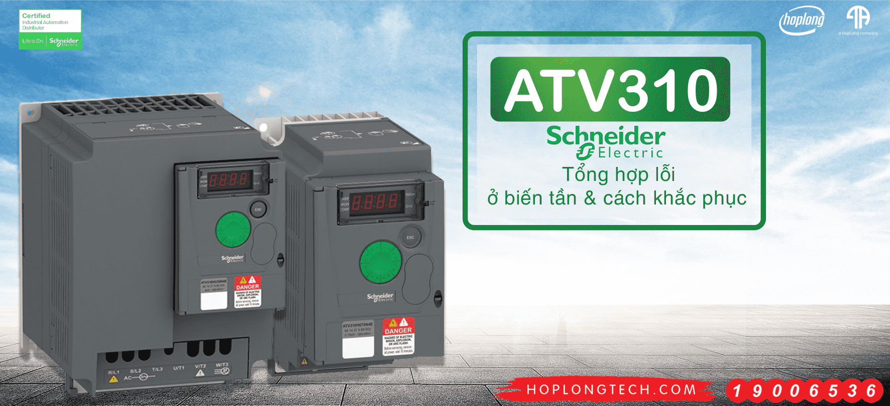 Tổng hợp lỗi và cách khắc phục ở biến tần ATV310 Schneider