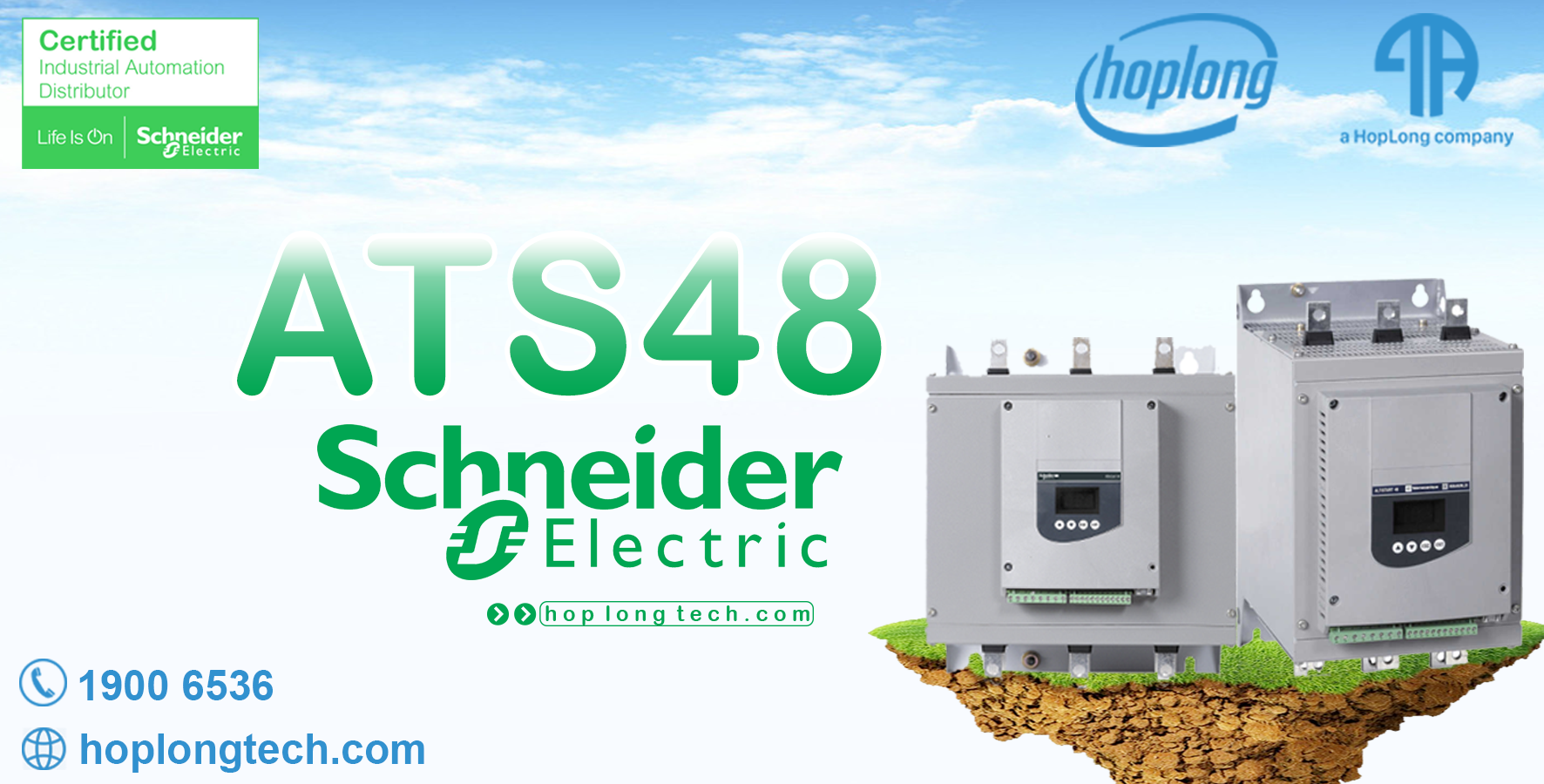 Cách cài đặt khởi động mềm ATS48 Schneider Electric