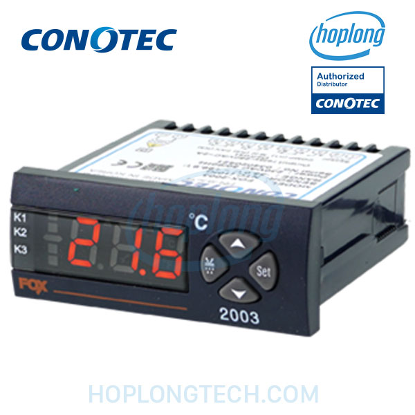 Hướng dẫn sử dụng bộ điều khiển nhiệt độ FOX-2003 Conotec