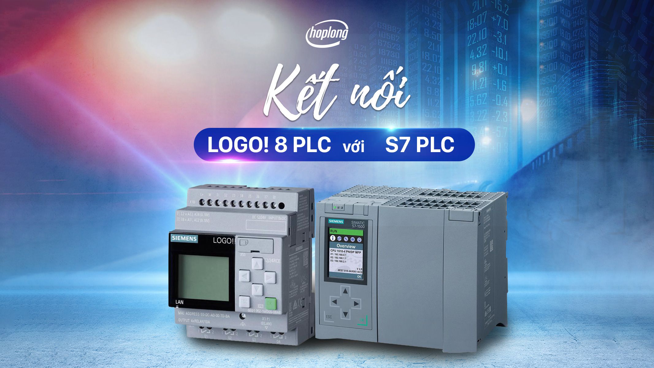 Cách kết nối LOGO! 8 PLC Siemens với S7 PLC