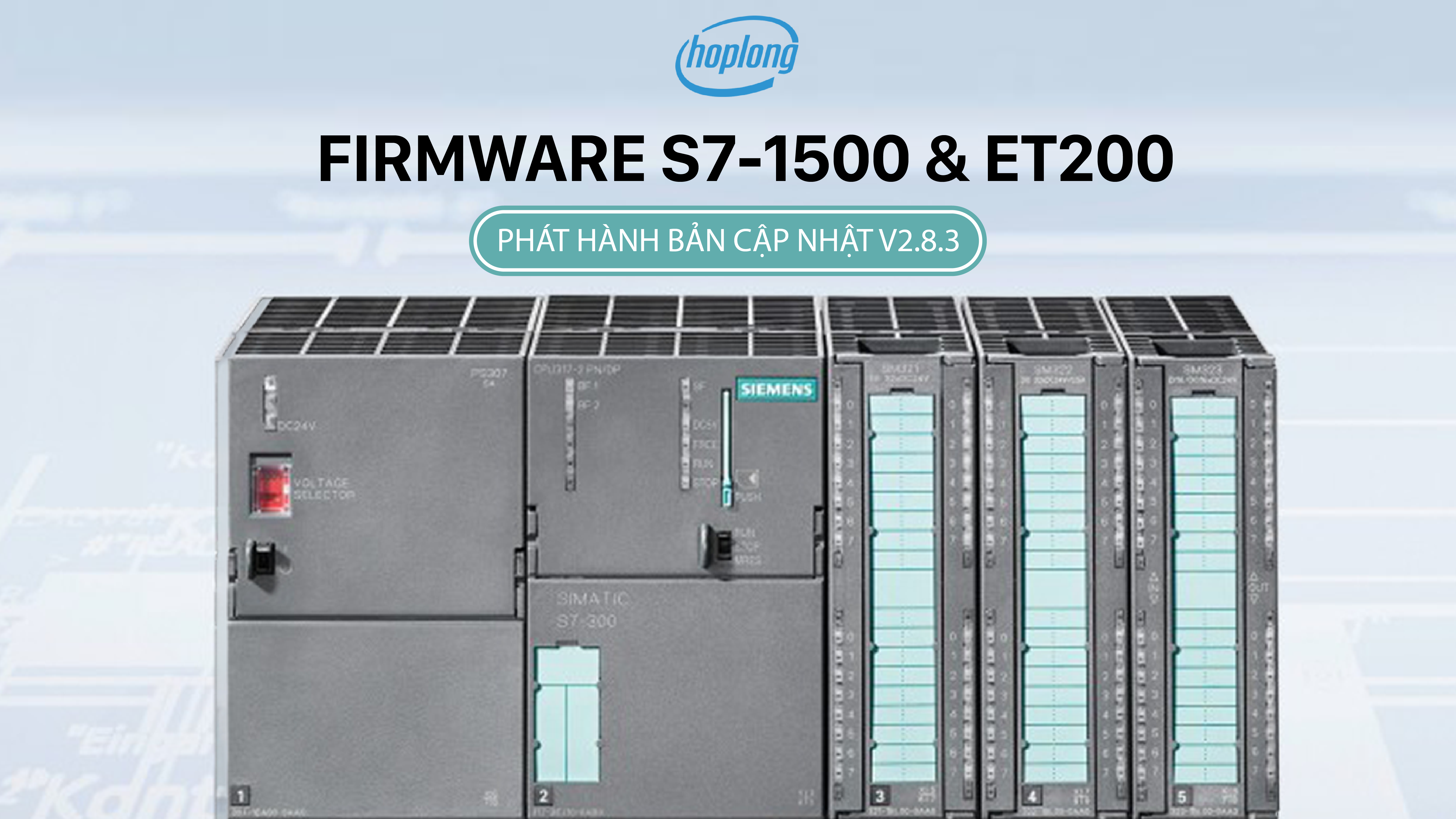 Firmware S7-1500 & ET200  phát hành bản cập nhật V2.8.3