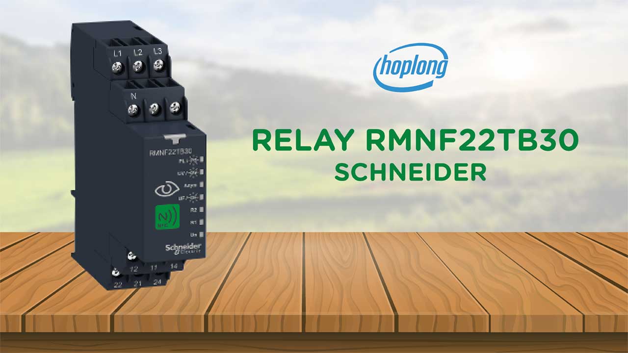 Bảo vệ điện áp 3 pha với Relay RMNF22TB30 Schneider