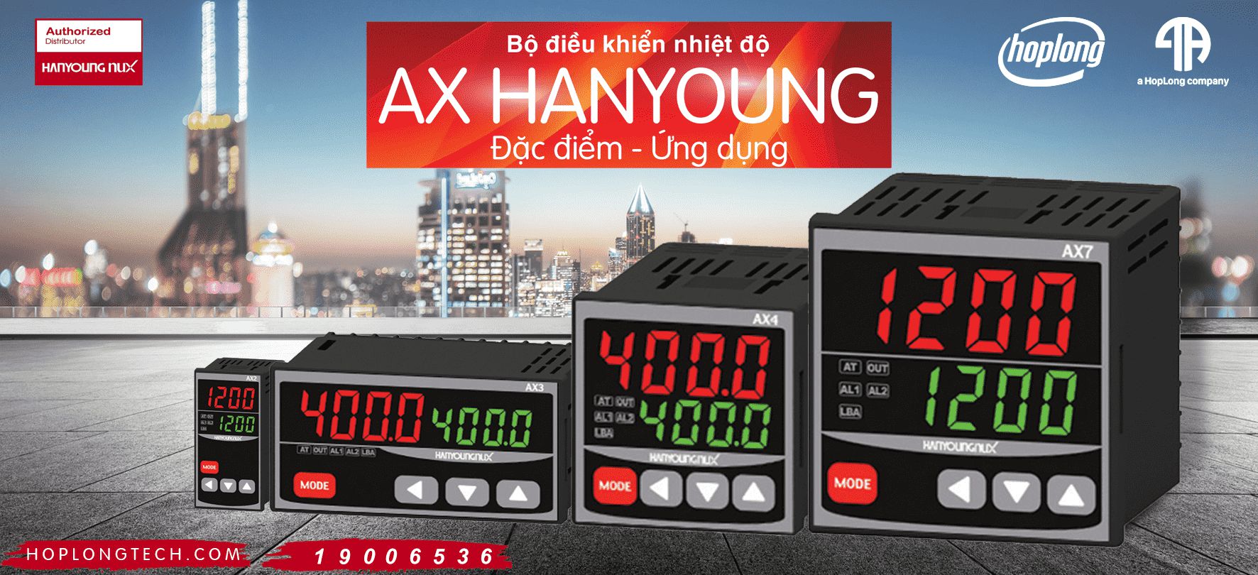 Đặc điểm và ứng dụng của bộ điều khiển nhiệt độ AX Hanyoung